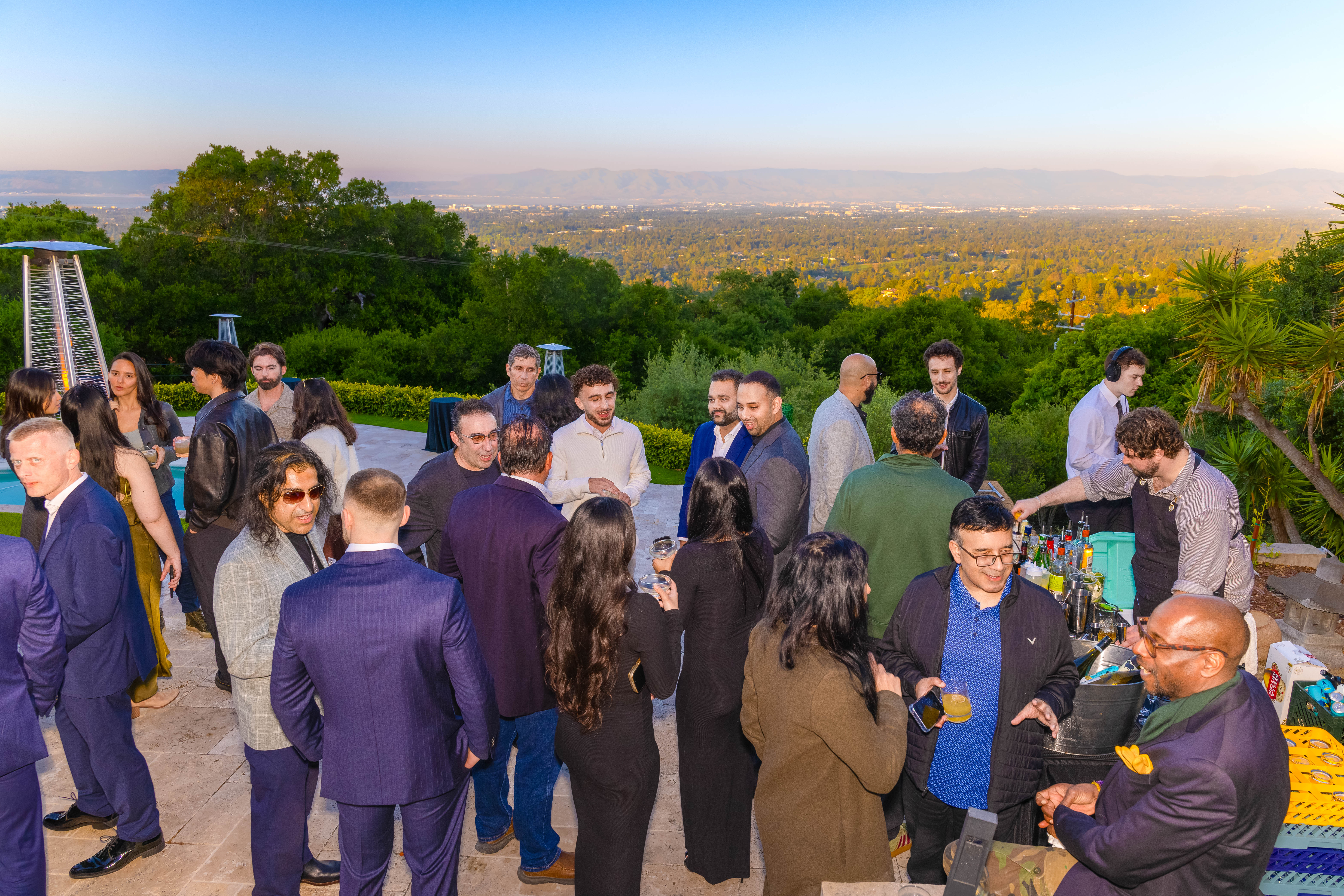 Attendees listening during a founder program