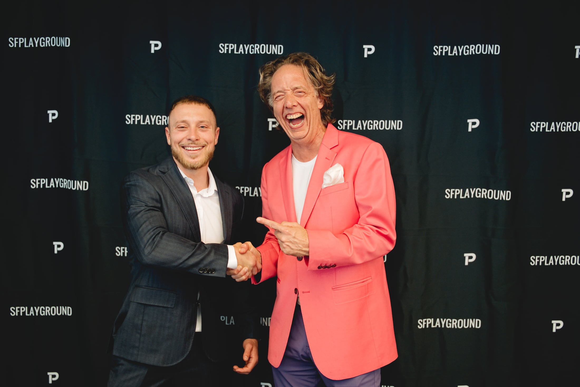 SFPLAYGROUND step and repeat photo moment
